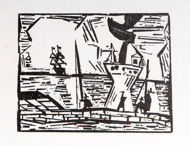 Lyonel Feininger - Auf der Quaimauer Auf der Quaimauer
